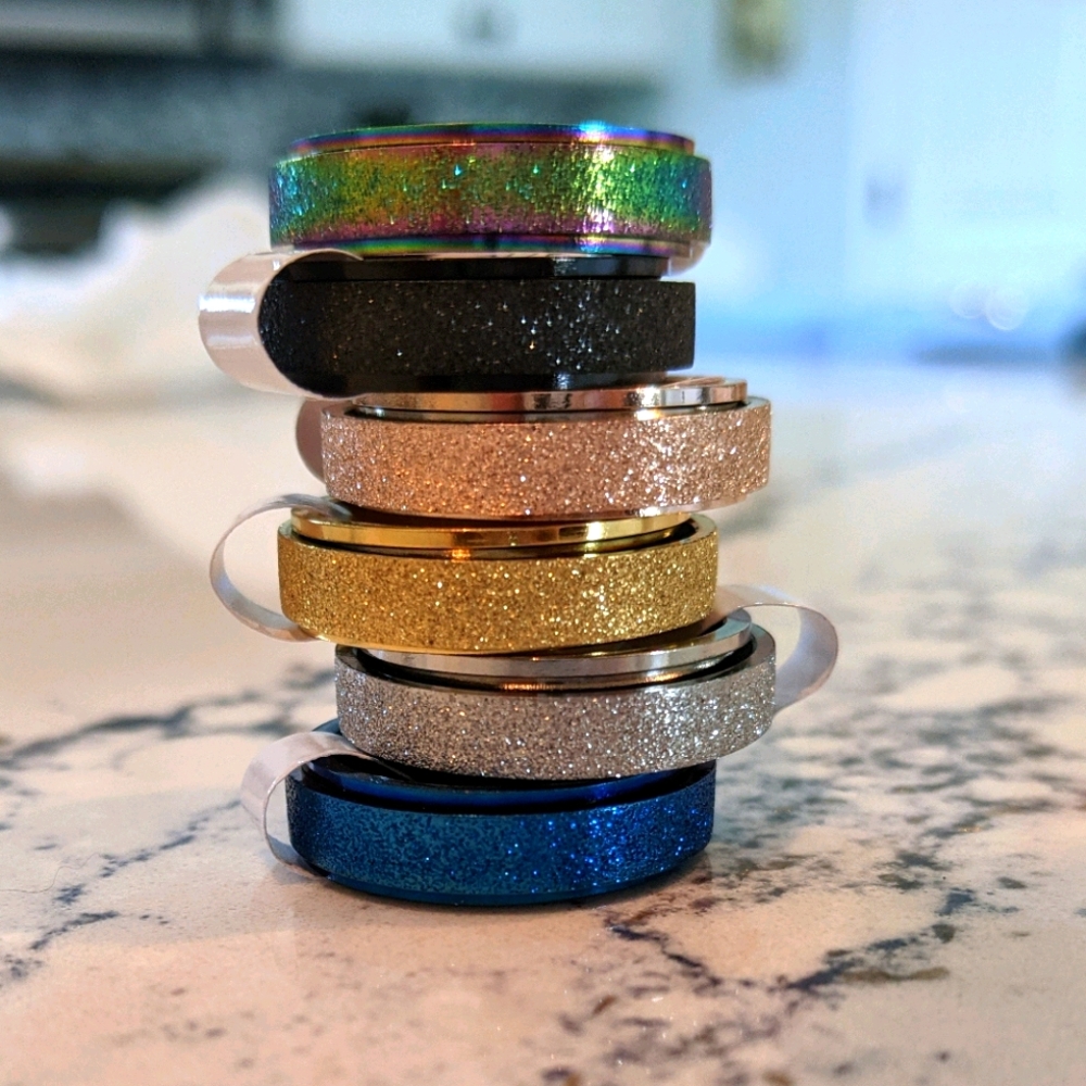 💸Anxiety spinner ring